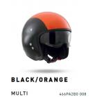 【DIESEL】HI-JACK MULTI 四分之三罩安全帽(BLACK/ORANGE)